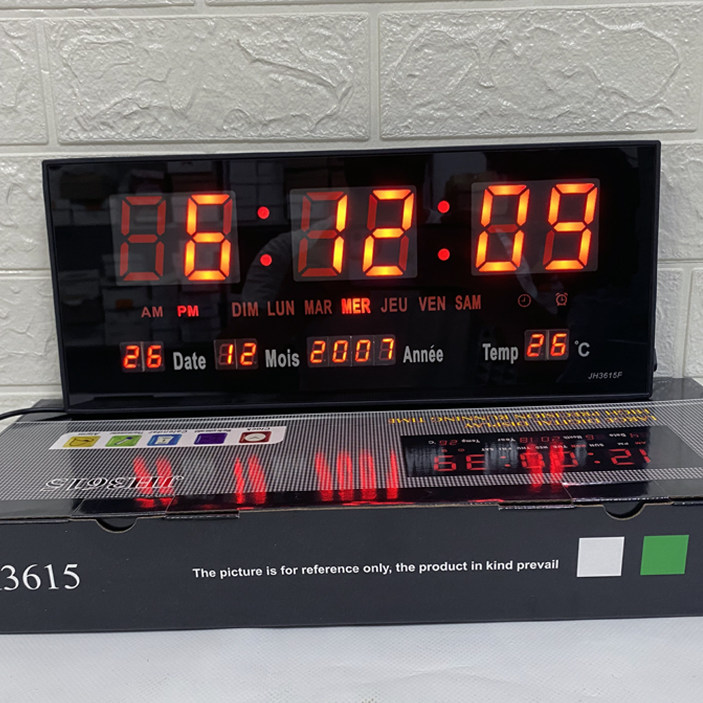 Horloge murale numérique - 36*16 cm -