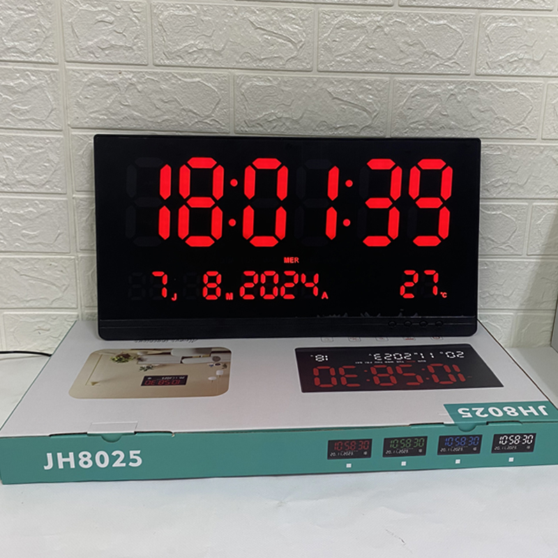 Horloge Murale à affichage numérique - 48*25 cm -