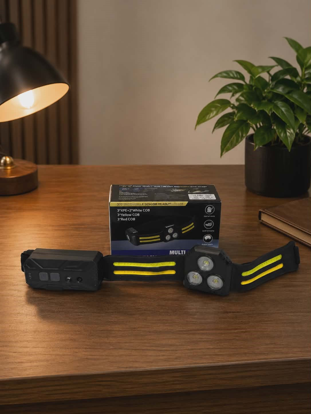 Lampe Frontale de Pêche et Camping -